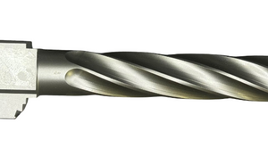 Fits Glock 17 9mm Match Thin Spiral Fluted Threaded Barrel  in Flat Gray - California Gun Shop