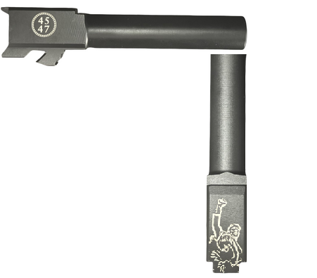 Fits Glock 19 9mm Match Grade Barrel in Naked Stainless Steel Fits Glock 19 9mm Match Grade Barrel in Naked Stainless Steel - Glock Barrels - California Gun Shop