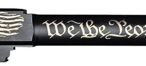 We the People Logo Combat Armory barrel Fits Glock 19 New 9mm Match Grade Barrel Threaded - Glock Barrels - California Gun Shop