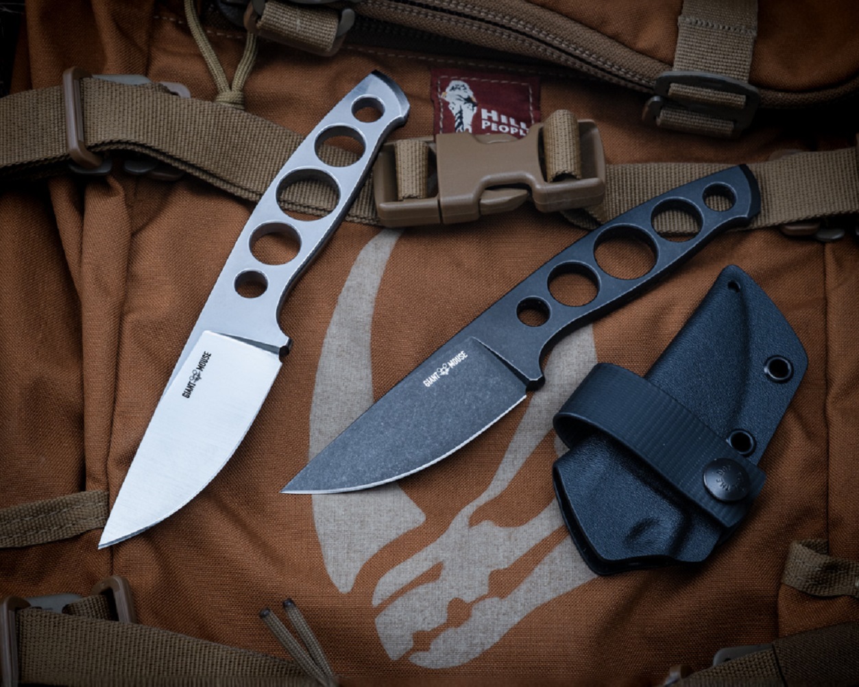 the Robust GiantMouse GMF5 Fixed Blade Knife